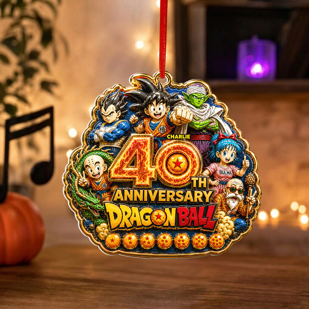 Dragon Ball 40th Anniversary - Personalized Seven Balls Premium 3D Ornament