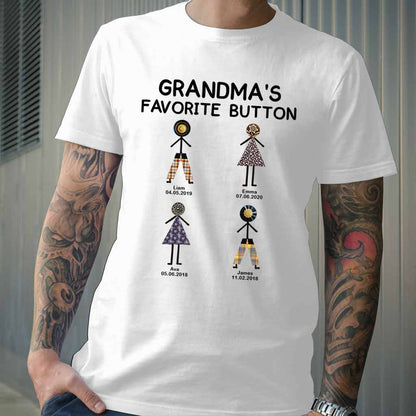 Favorite Buttons - Sewing Personalized T-shirt and Hoodie