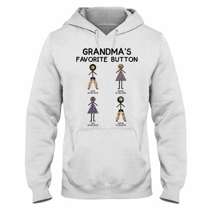 Favorite Buttons - Sewing Personalized T-shirt and Hoodie