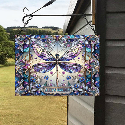 My Little Garden - Personalized Gardening Rectangle Metal Sign