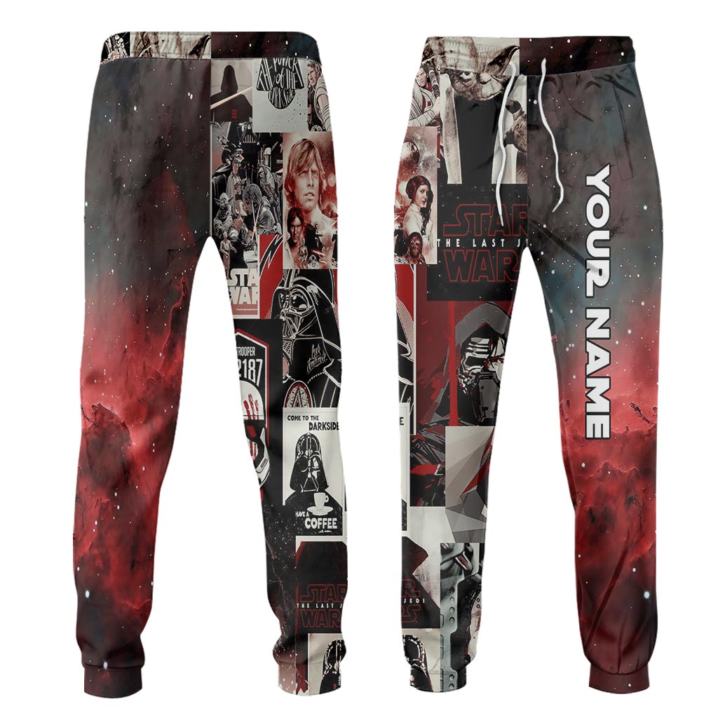 Dark Side - Personalized The Force Hoodie and Sweatpants