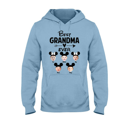 Best Grandma Ever - Personalized Mouse T-shirt and Hoodie