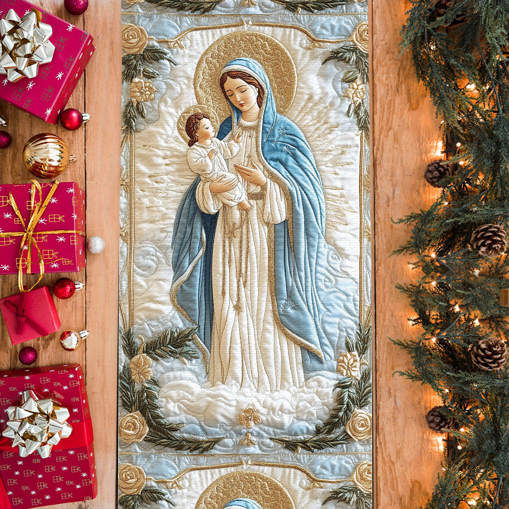 Mother Of God - Christian Table Runner