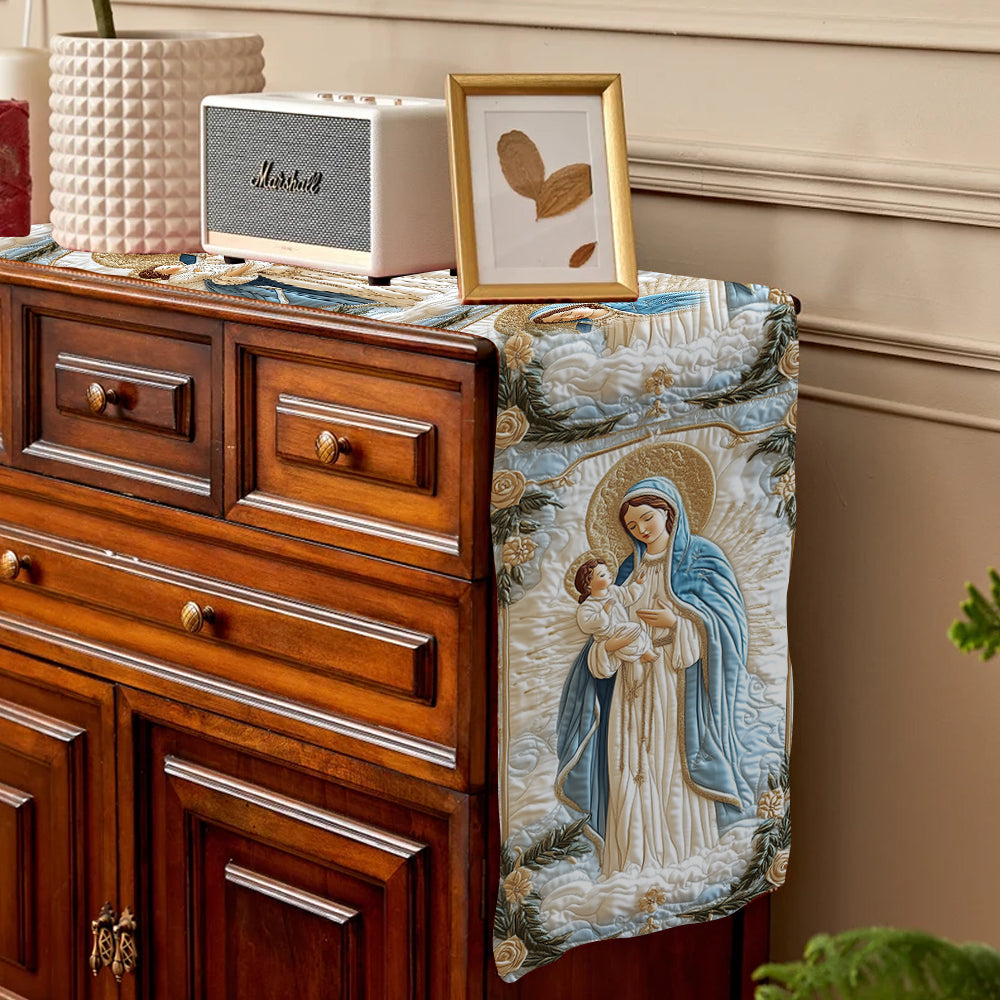Mother Of God - Christian Table Runner