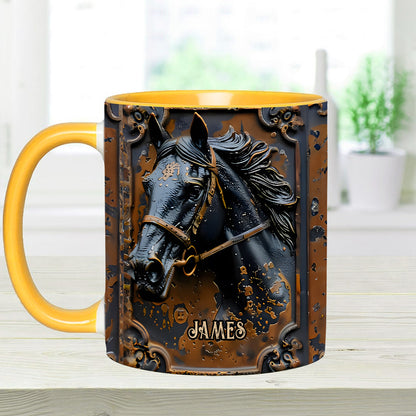 Beautiful Horse - Personalized Horse Accent Mug