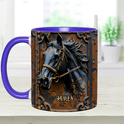 Beautiful Horse - Personalized Horse Accent Mug