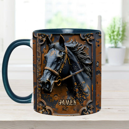 Beautiful Horse - Personalized Horse Accent Mug