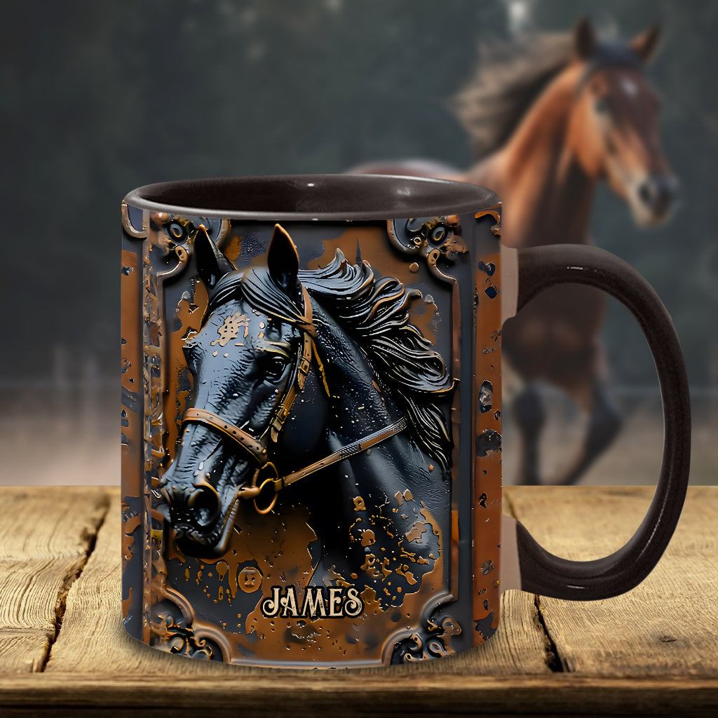 Beautiful Horse - Personalized Horse Accent Mug