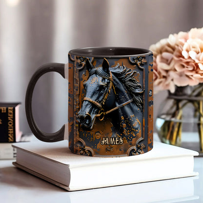 Beautiful Horse - Personalized Horse Accent Mug