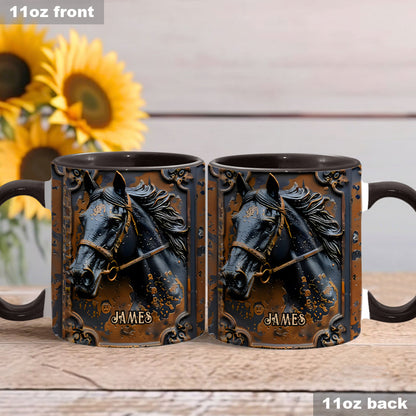 Beautiful Horse - Personalized Horse Accent Mug