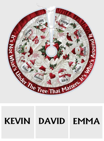 Under The Tree - Personalized Family Tree Skirt