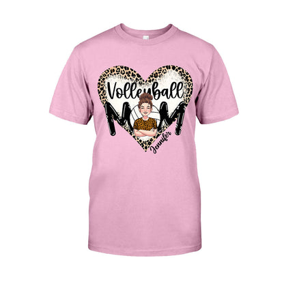 Volleyball Mom - Personalized Volleyball T-shirt And Hoodie