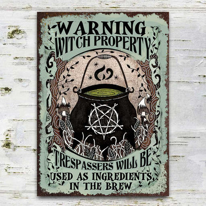 No Trespassing - Rectangle Metal Sign