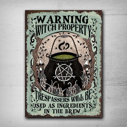 No Trespassing - Rectangle Metal Sign