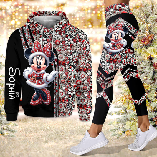 Cute Mouse Ears - Personalized Mouse Hoodie and Leggings