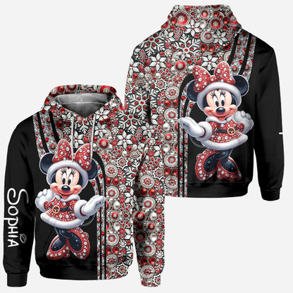 Cute Mouse Ears - Personalized Mouse Hoodie and Leggings
