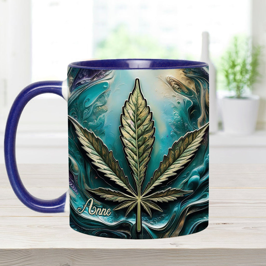 Psychedelic - Personalized Weed Accent Mug