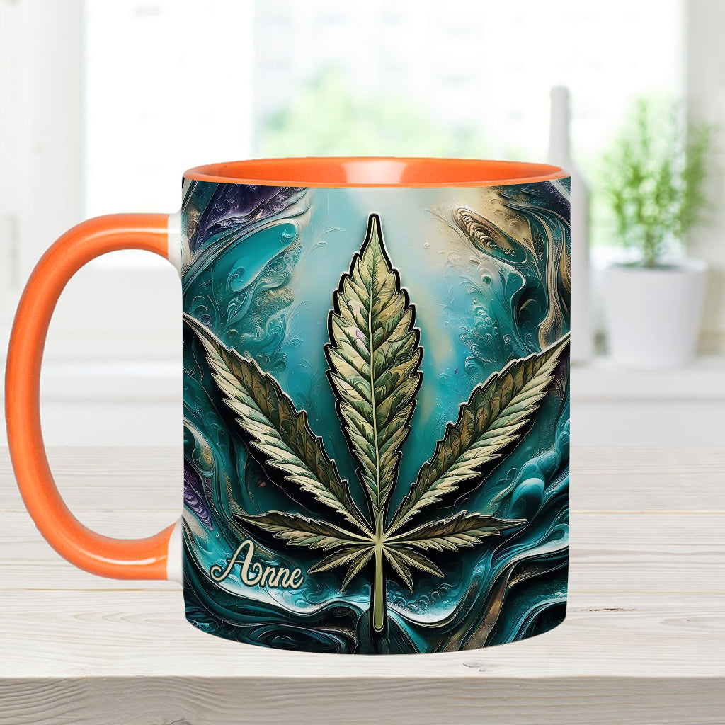 Psychedelic - Personalized Weed Accent Mug
