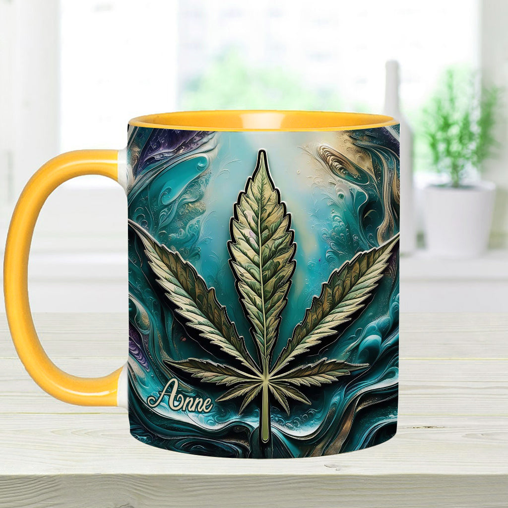 Psychedelic - Personalized Weed Accent Mug