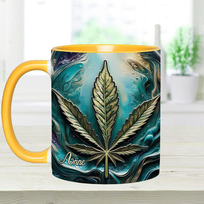 Psychedelic - Personalized Weed Accent Mug