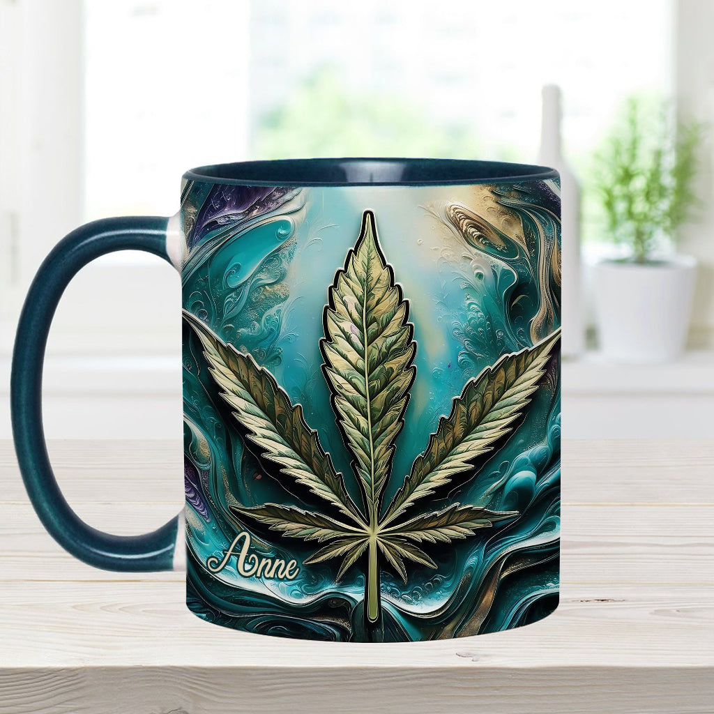 Psychedelic - Personalized Weed Accent Mug