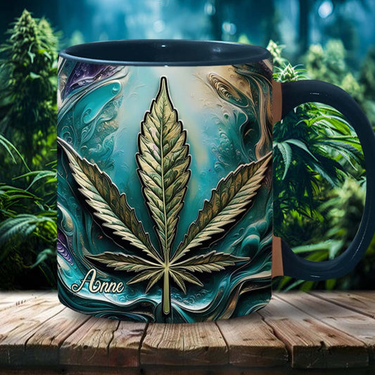 Psychedelic - Personalized Weed Accent Mug