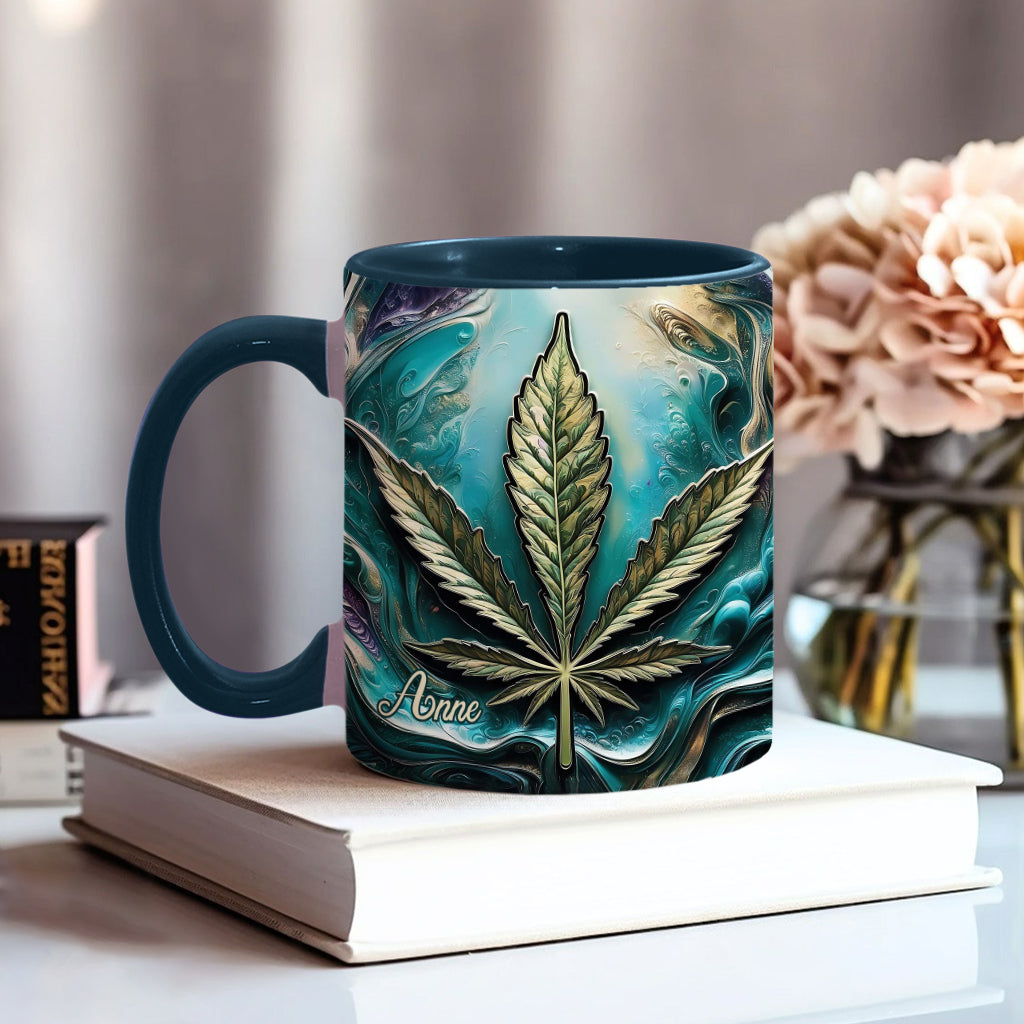 Psychedelic - Personalized Weed Accent Mug