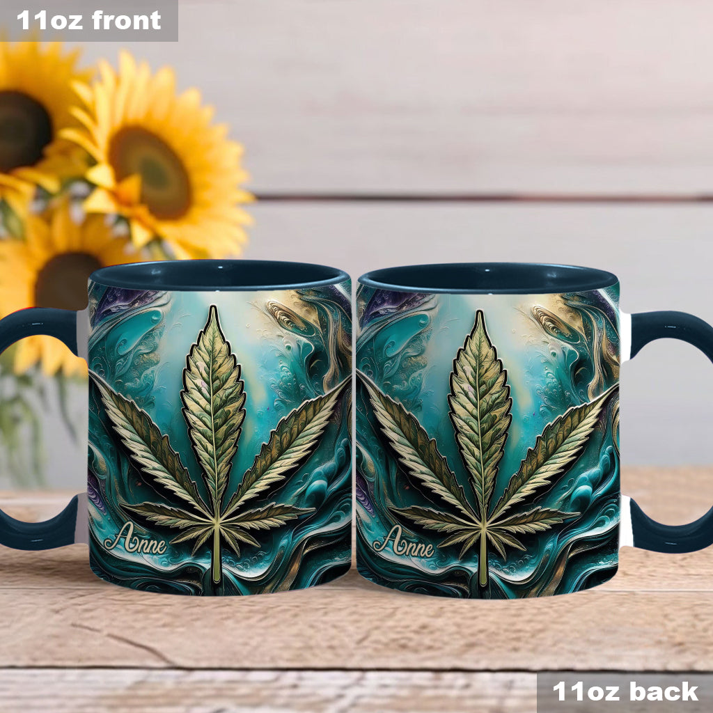 Psychedelic - Personalized Weed Accent Mug