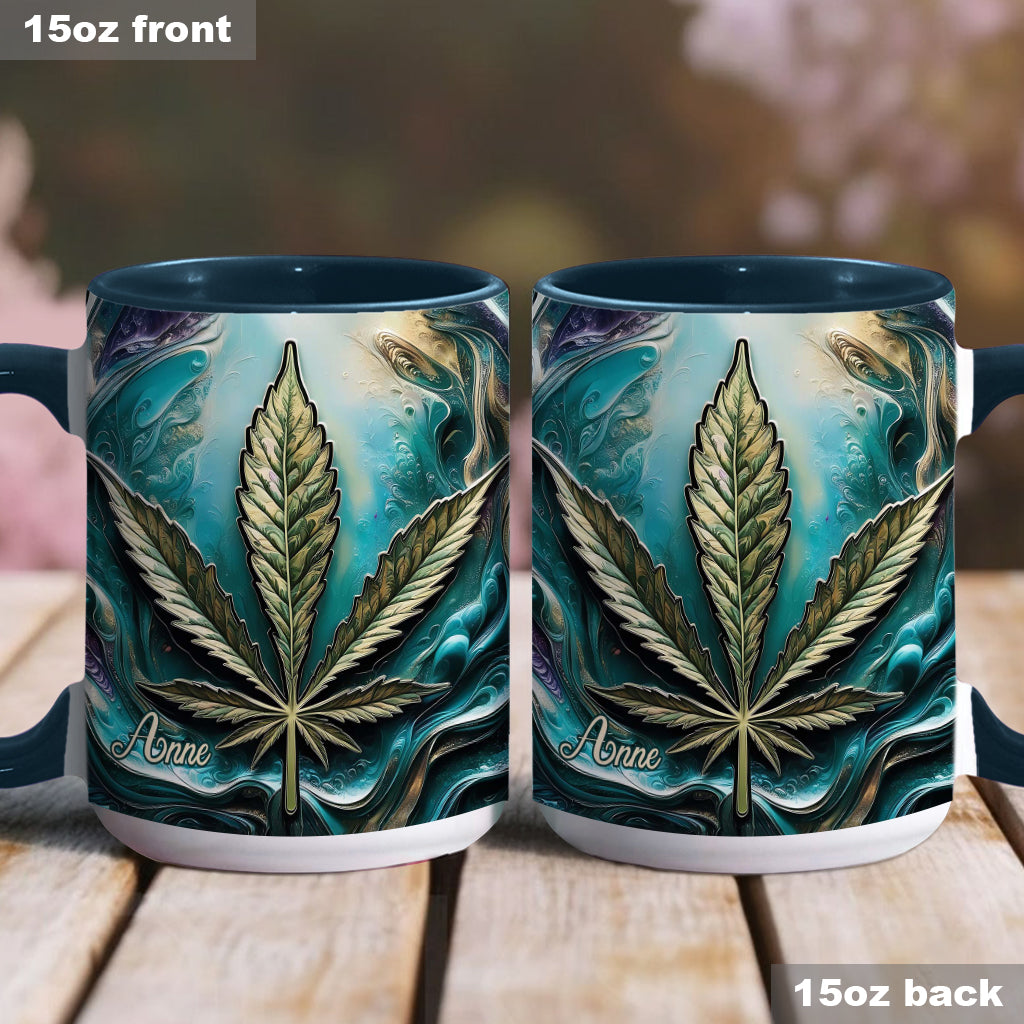 Psychedelic - Personalized Weed Accent Mug