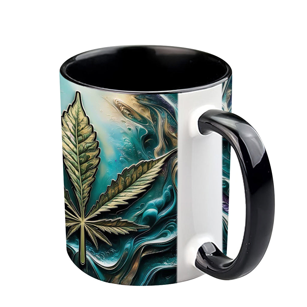 Psychedelic - Personalized Weed Accent Mug