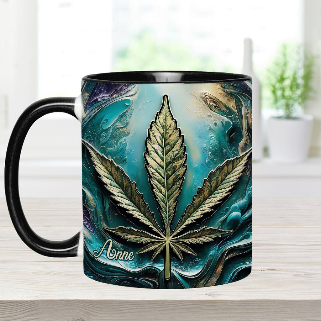 Psychedelic - Personalized Weed Accent Mug