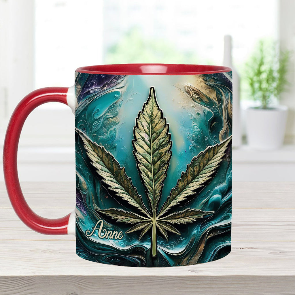 Psychedelic - Personalized Weed Accent Mug