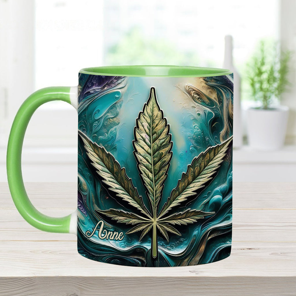 Psychedelic - Personalized Weed Accent Mug