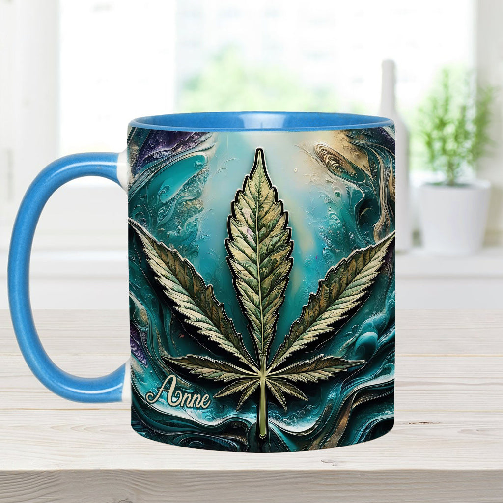Psychedelic - Personalized Weed Accent Mug