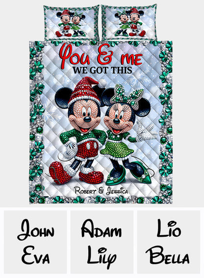 Magic Couple - Personalized Mouse Quilt Set
