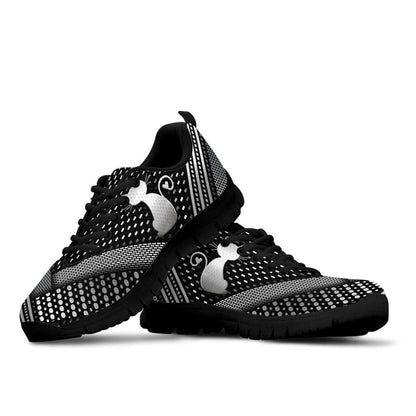 Cat Metal Pattern Print Cat Sneakers 0622