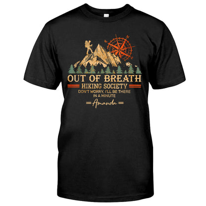 Hiking Society - Personalized Hiking T-shirt And Hoodie