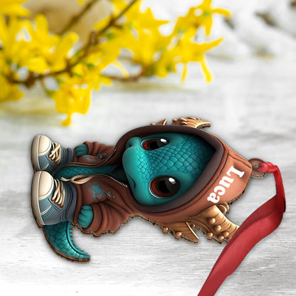 Cool Dragon - Personalized Dragon Ornament