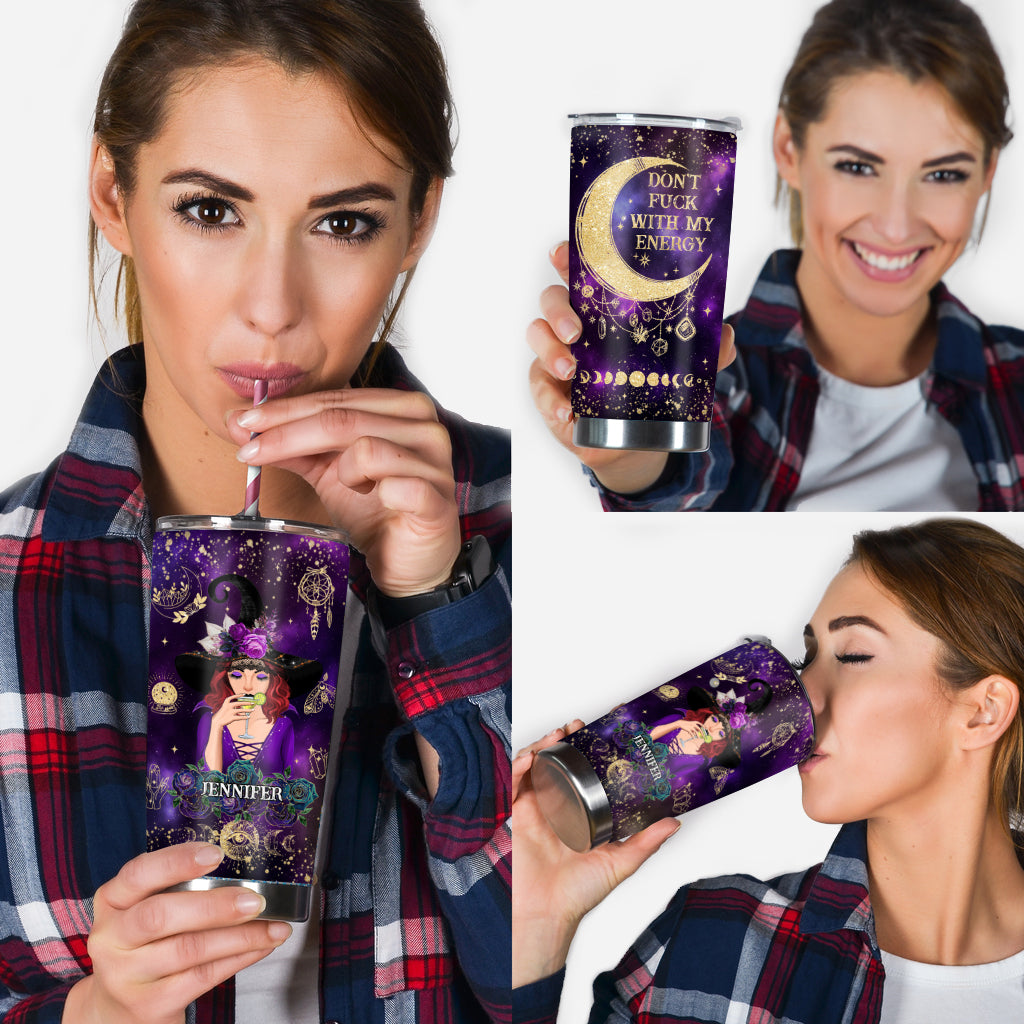 Don't F With My Energy - Personalized Witch Tumbler