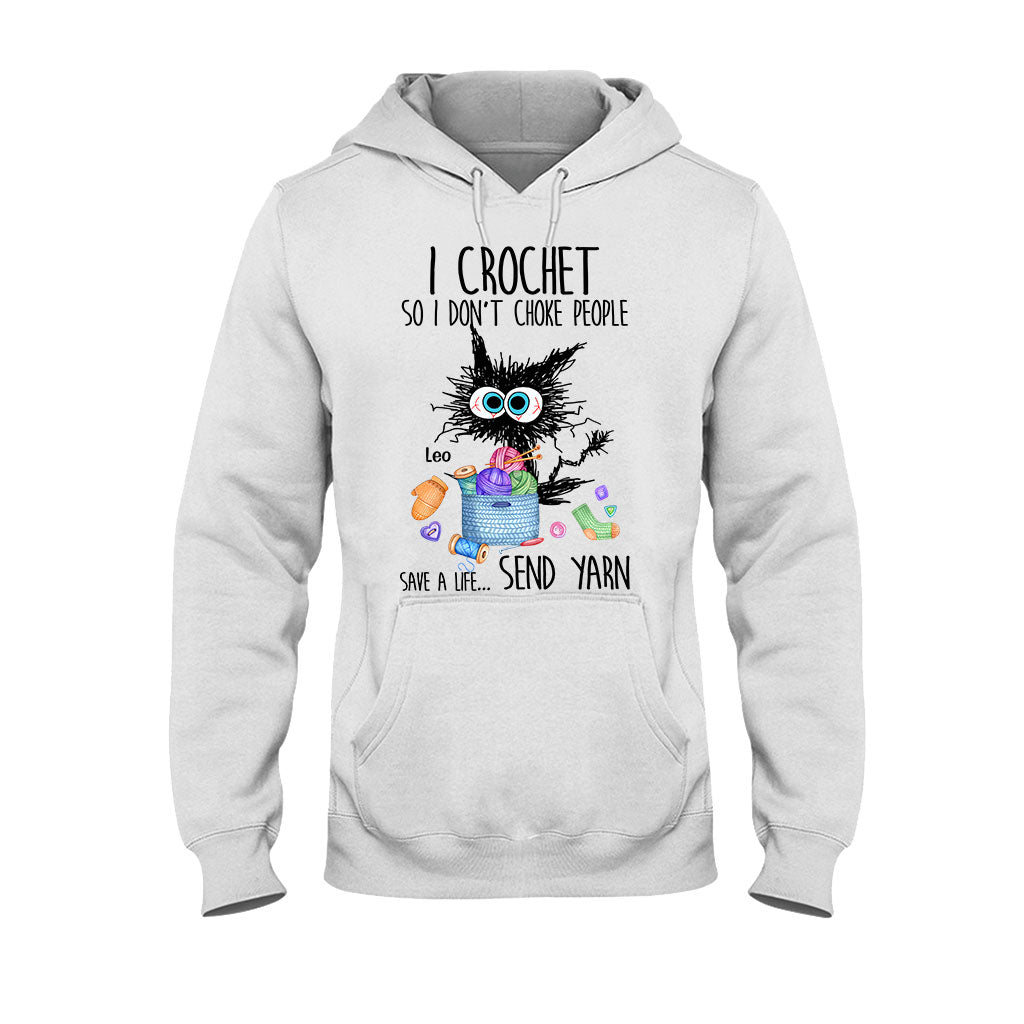 I Crochet So I Don’t Choke People - Personalized Crocheting T-shirt And Hoodie