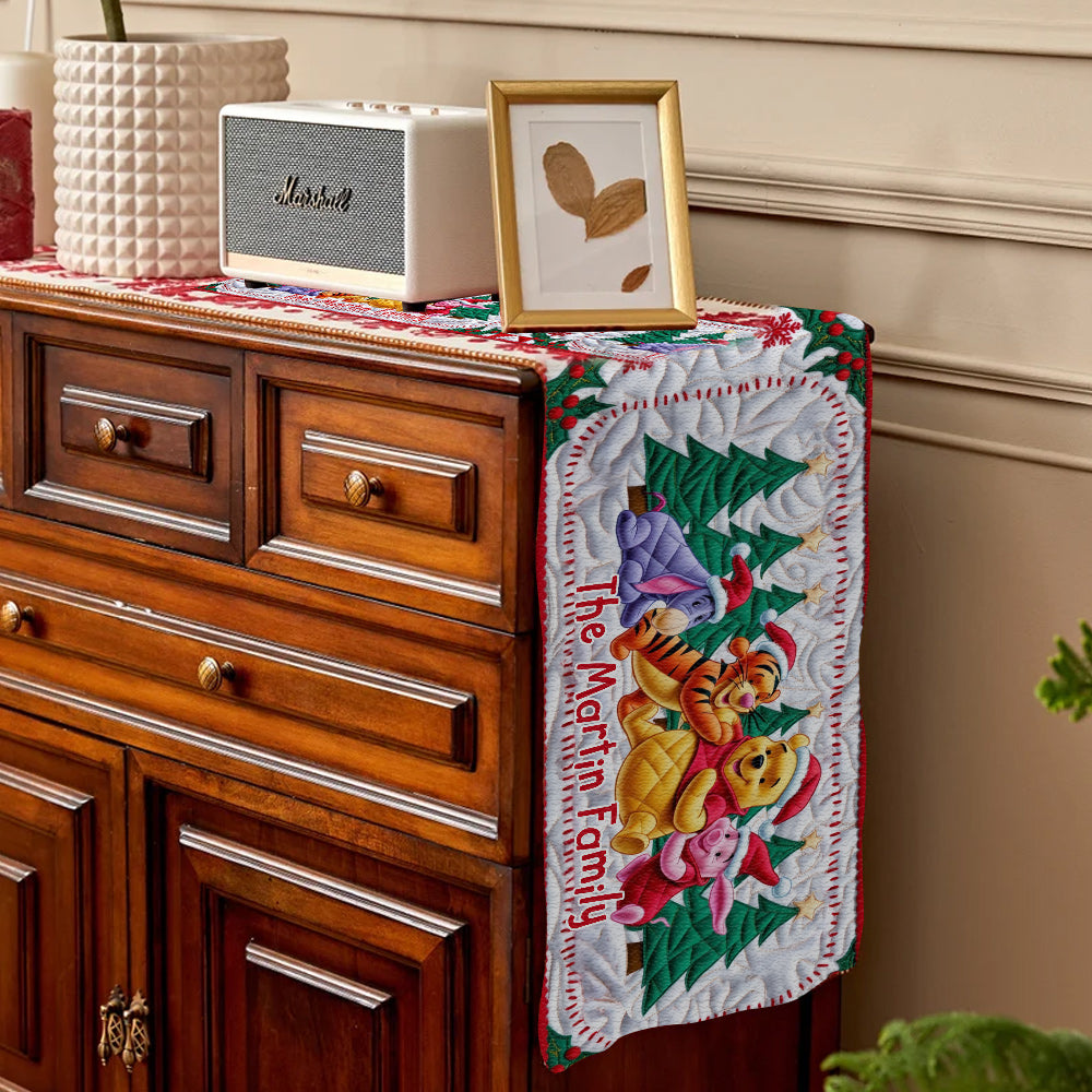 The Most Wonderful Time Of The Year - Personalized Family Table Runner