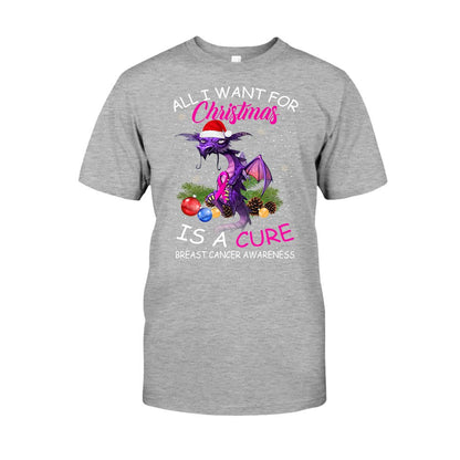 All I Want - Breast Cancer Awareness T-shirt and Hoodie