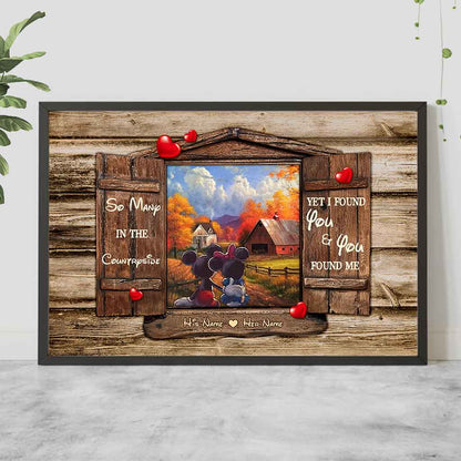 God Blessed The Broken Road - Personalized Mouse Poster
