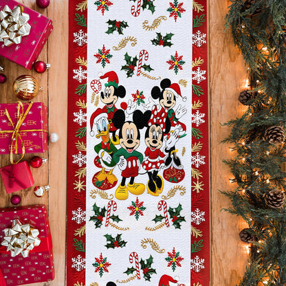Christmas Is Coming To Mousetown - Personalized Mouse Table Runner