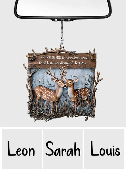 You And Me We Got This Dear Couple - Personalized Hunting Car Ornament