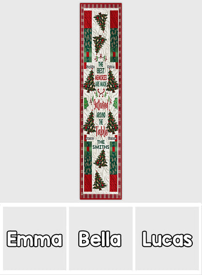 Best Memories - Personalized Family Table Runner