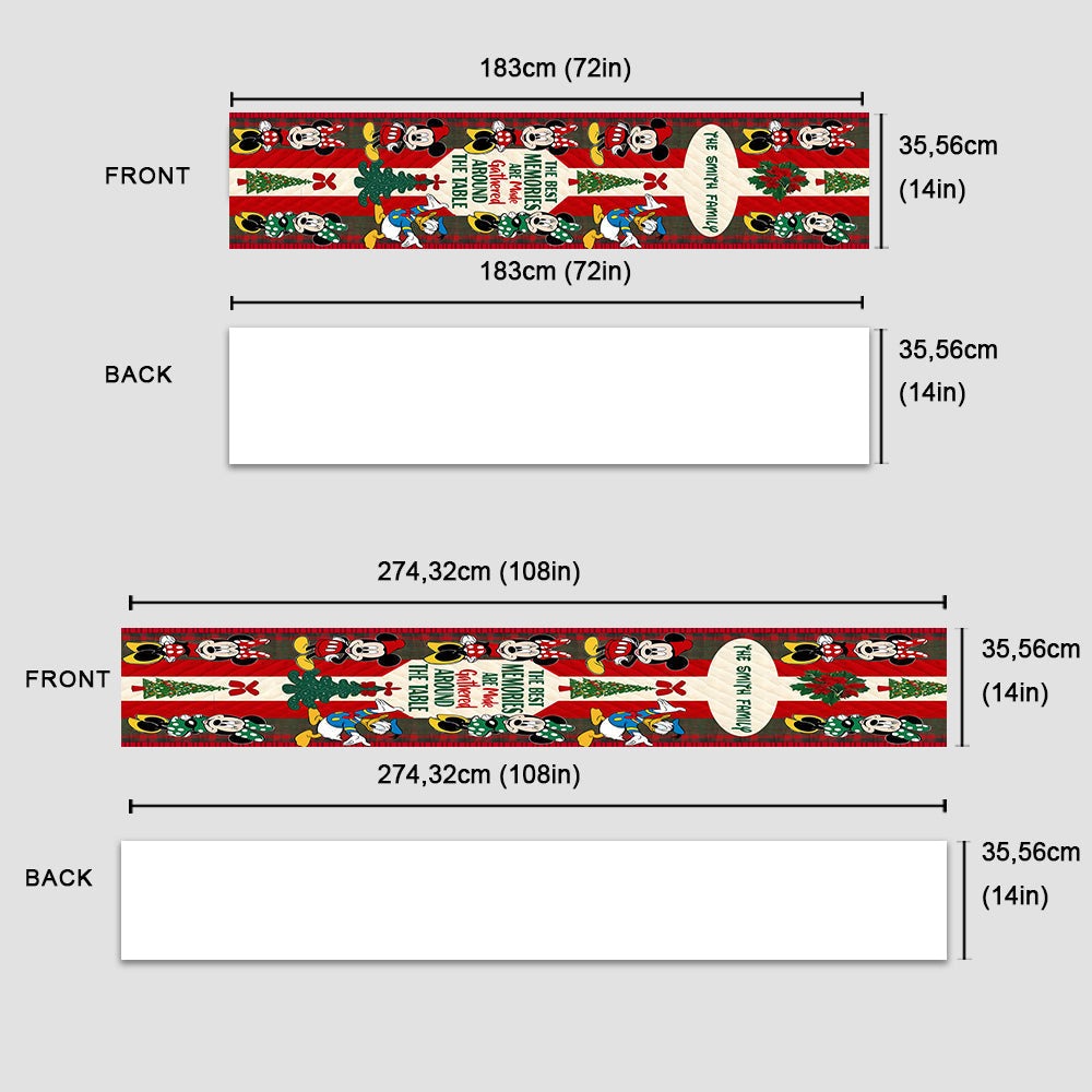 Magic Family - Personalized Mouse Table Runner