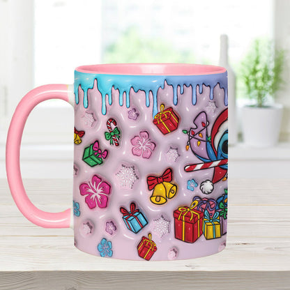 Merry Ohana - Personalized Ohana Accent Mug