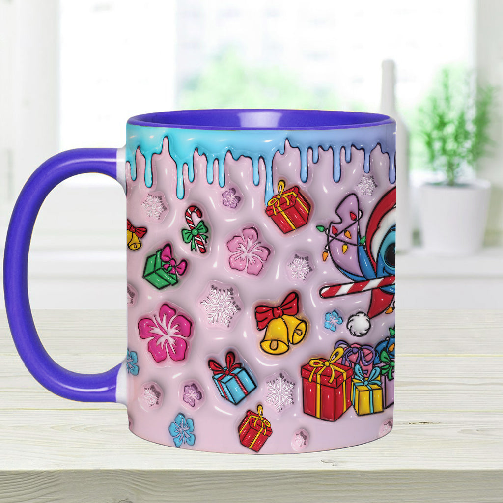 Merry Ohana - Personalized Ohana Accent Mug