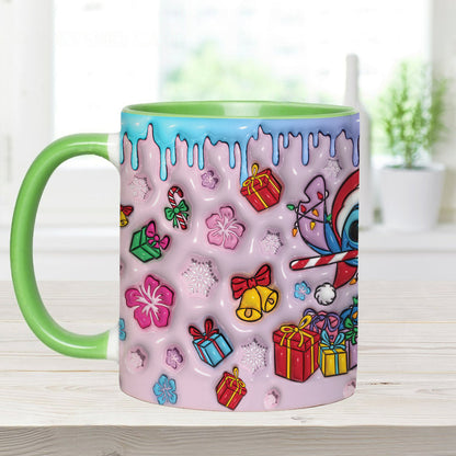 Merry Ohana - Personalized Ohana Accent Mug